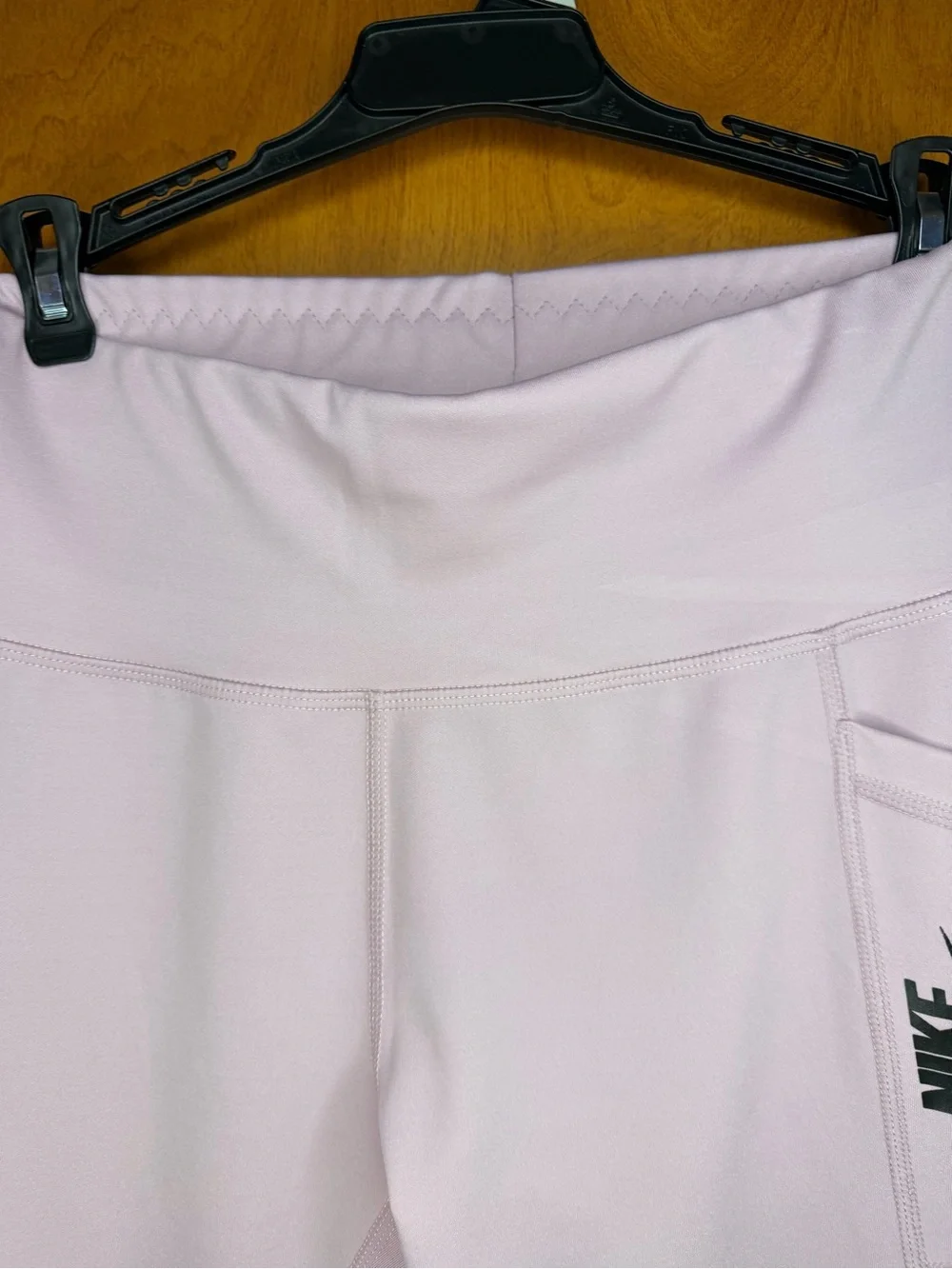 Nike Girls Light Pink Leggings with Side Swoosh